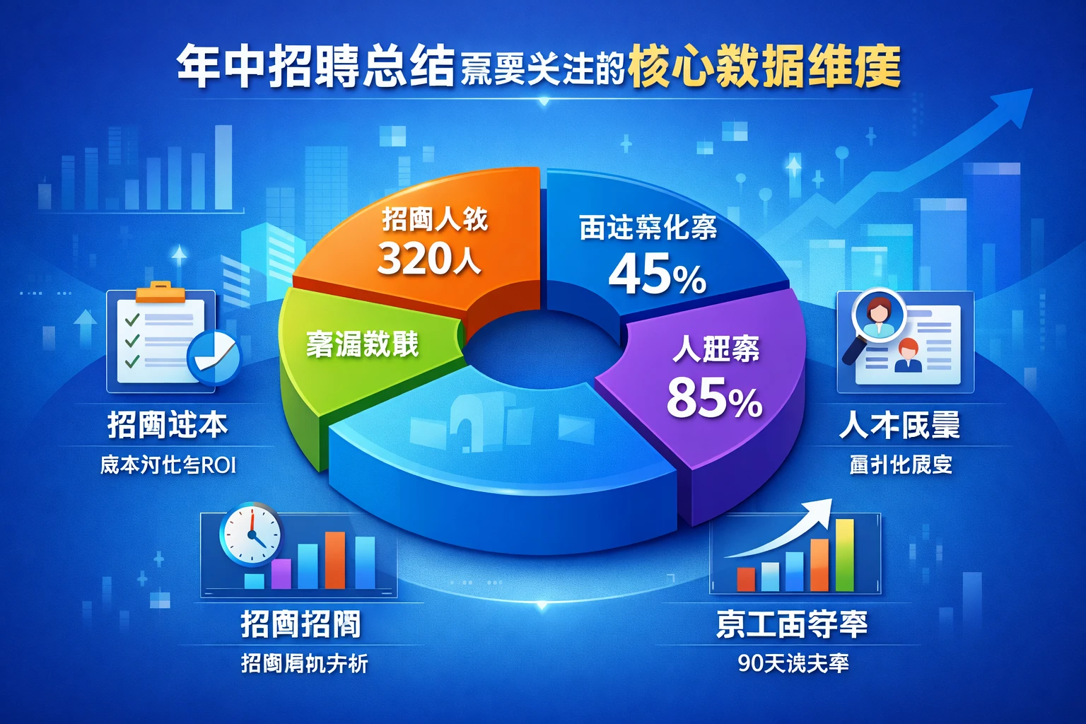 年中招聘总结需要关注的核心数据维度