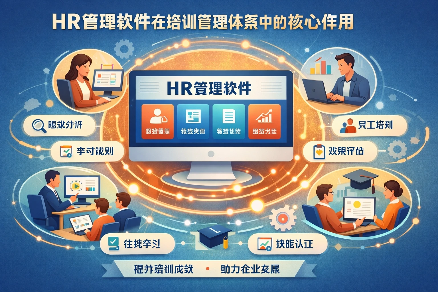 HR管理软件在培训管理体系中的核心作用