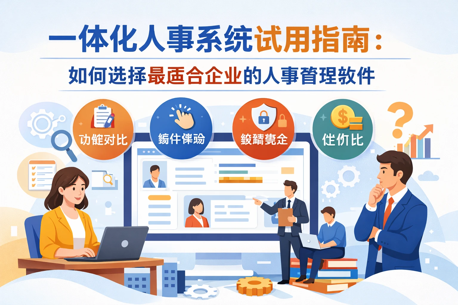 一体化人事系统试用指南:如何选择最适合企业的人事管理软件