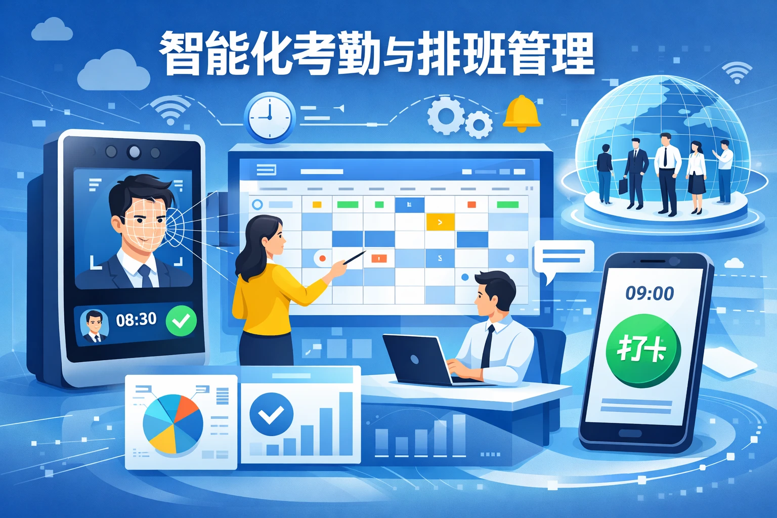 智能化考勤与排班管理