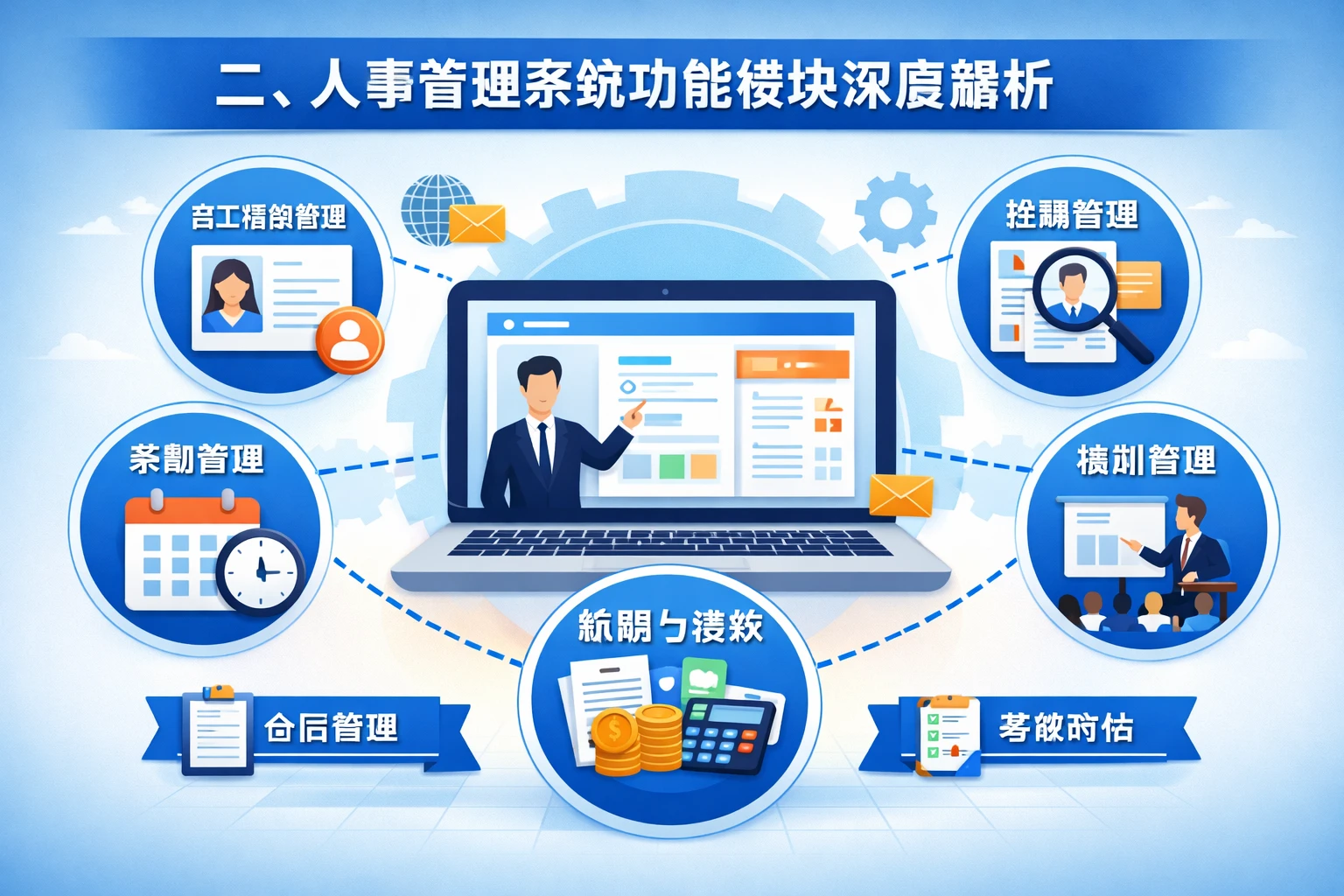 二、人事管理系统功能模块深度解析