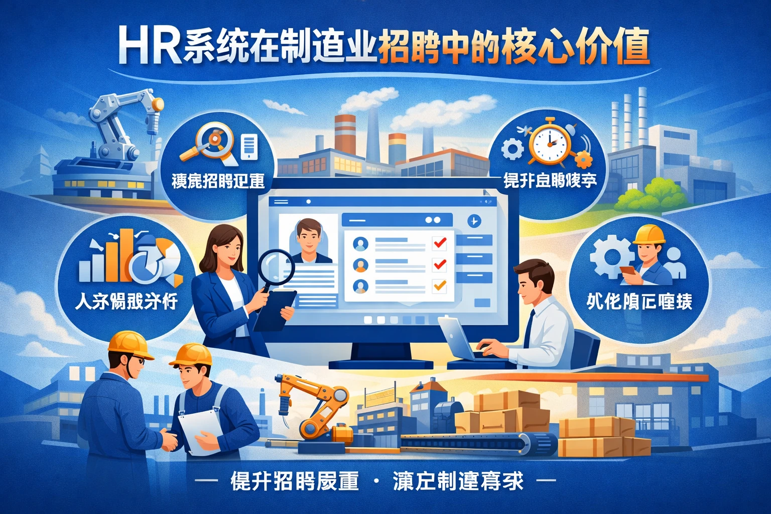 HR系统在制造业招聘中的核心价值