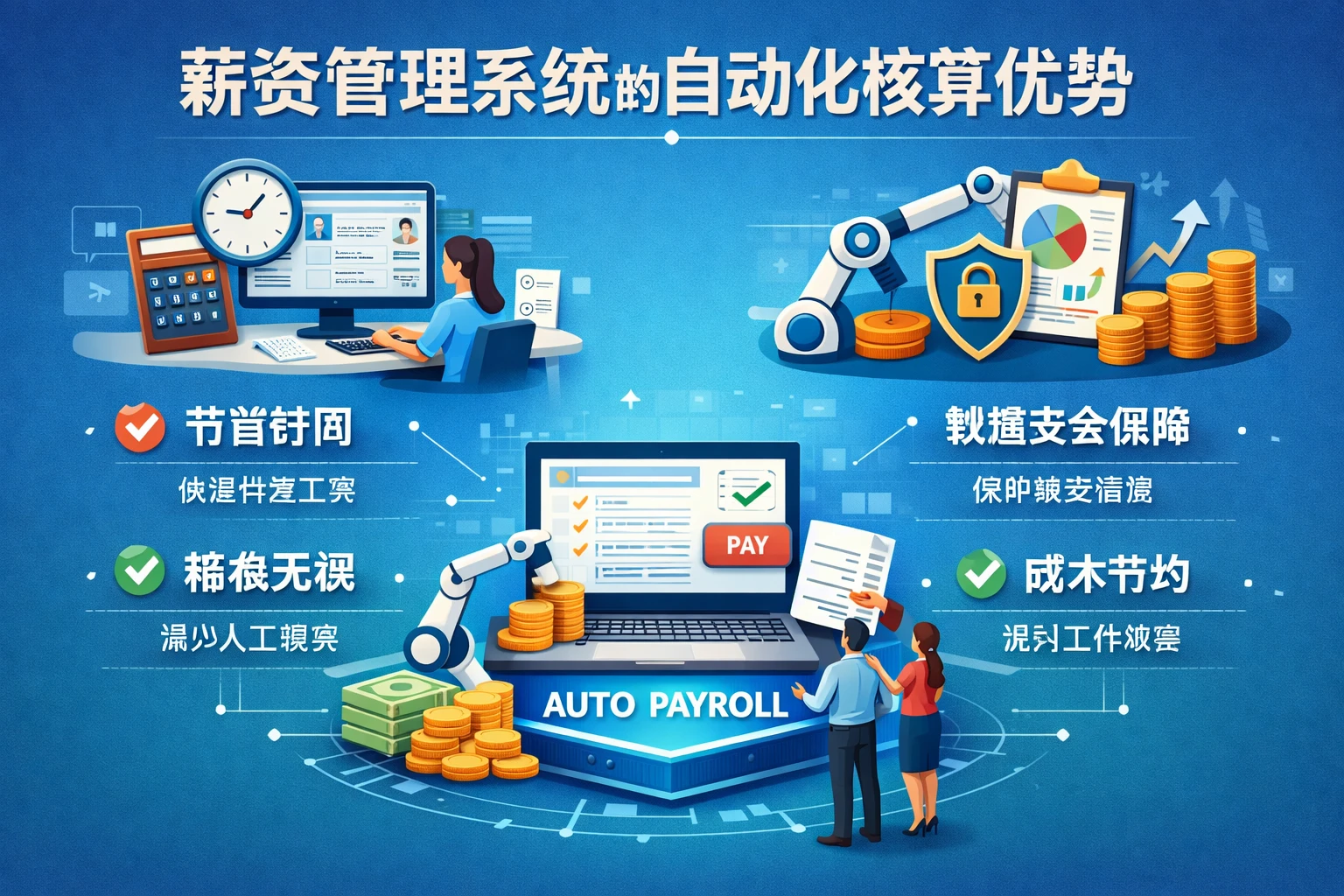 薪资管理系统的自动化核算优势