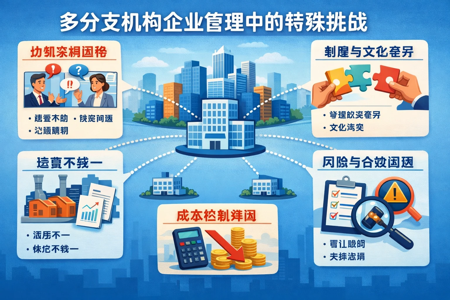 多分支机构企业管理中的特殊挑战