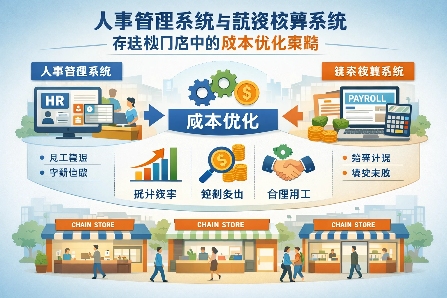 人事管理系统与薪资核算系统在连锁门店中的成本优化策略