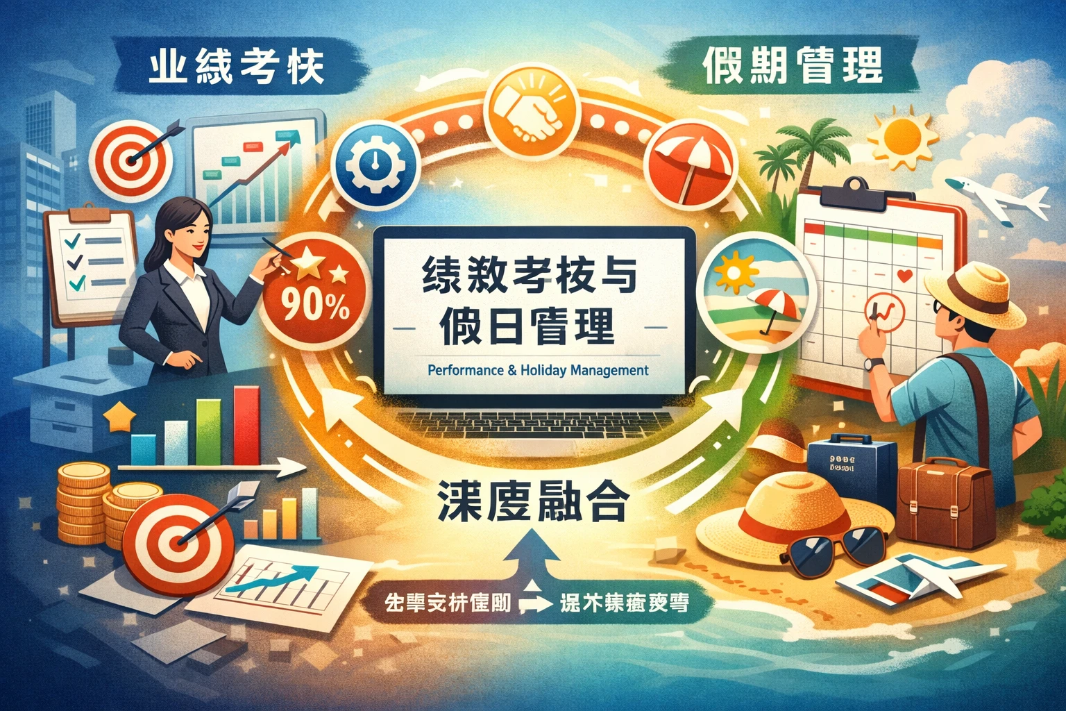 绩效考核系统与节假日管理的深度融合