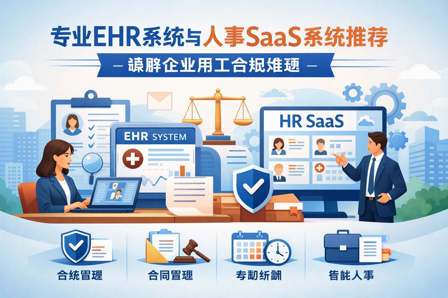 专业EHR系统与人事SaaS系统推荐：破解企业用工合规难题
