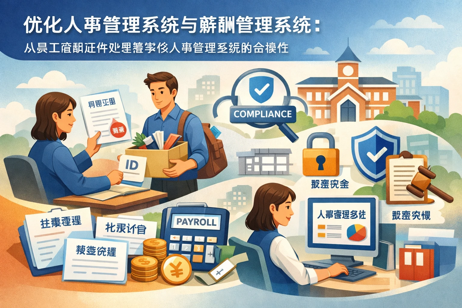 优化人事管理系统与薪酬管理系统:从员工离职证件处理看学校人事管理系统的合规性