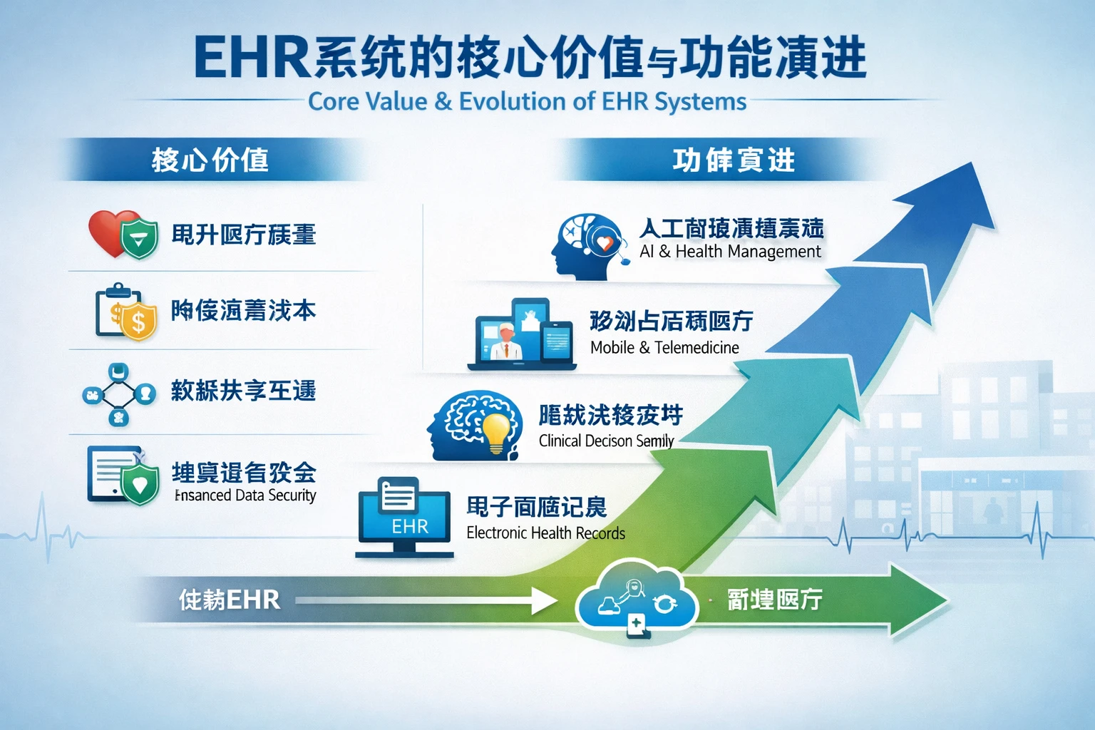 EHR系统的核心价值与功能演进