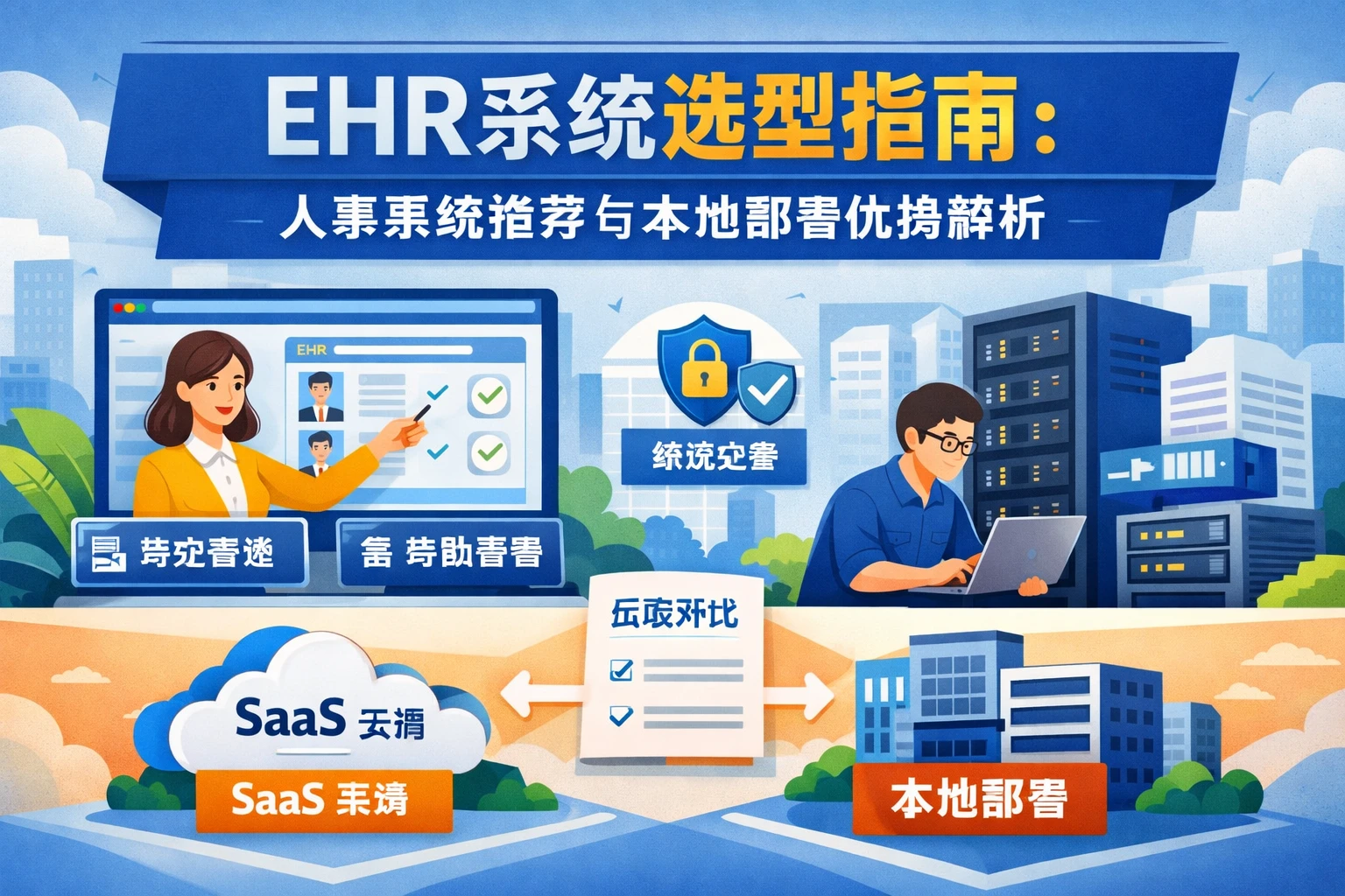ehr系统选型指南：人事系统推荐与本地部署优势解析