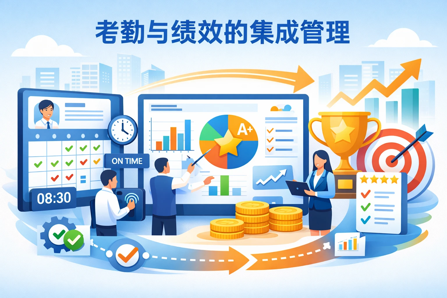 考勤与绩效的集成管理