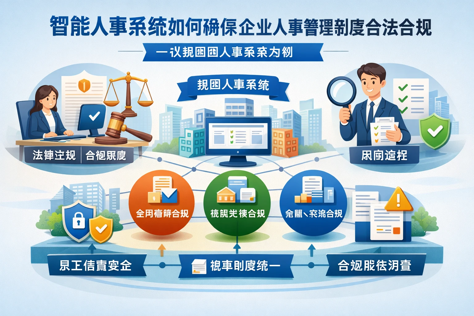 智能人事系统如何确保企业人事管理制度合法合规——以集团型人事系统为例