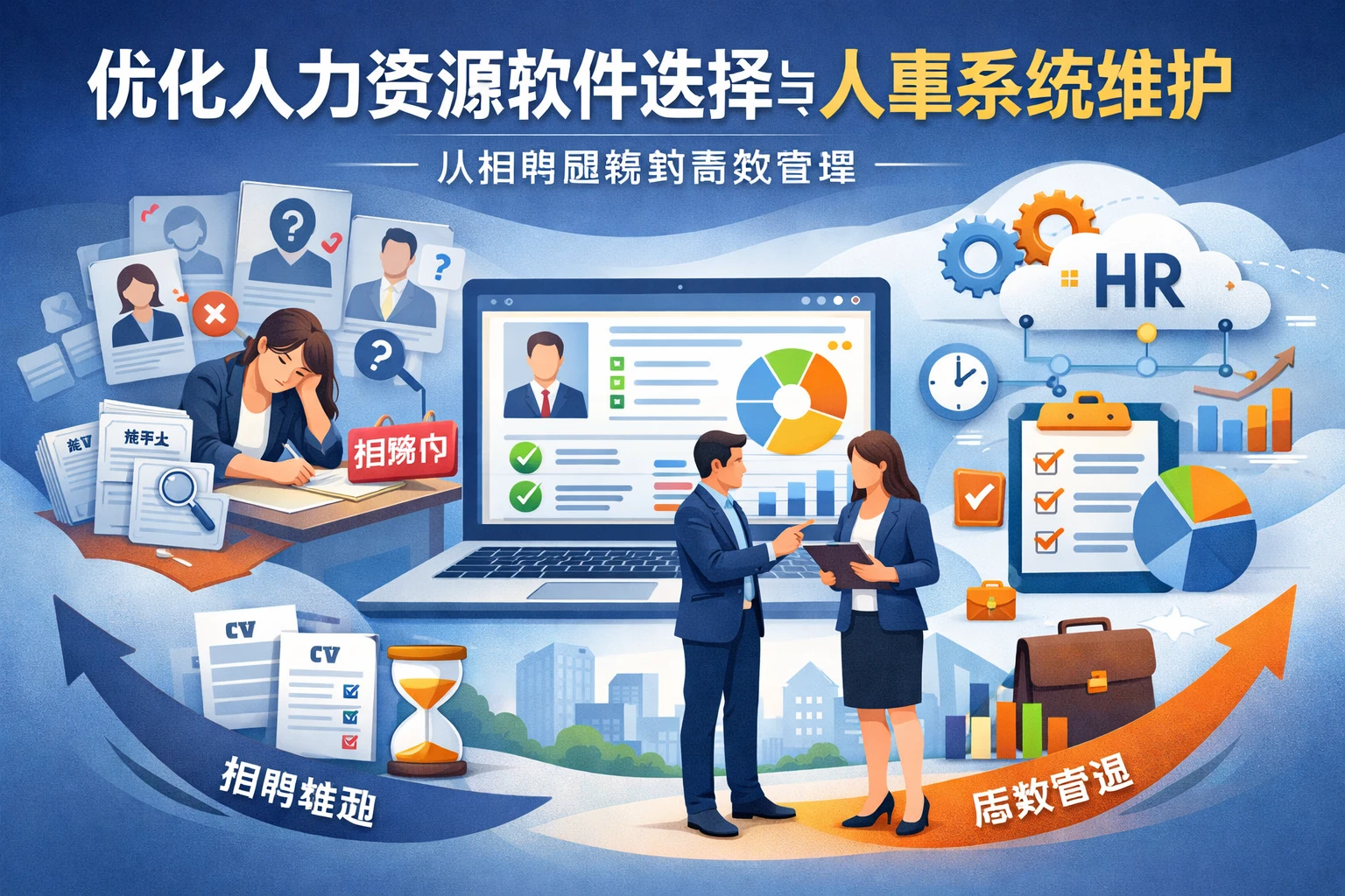 优化人力资源软件选择与人事系统维护:从招聘困境到高效管理
