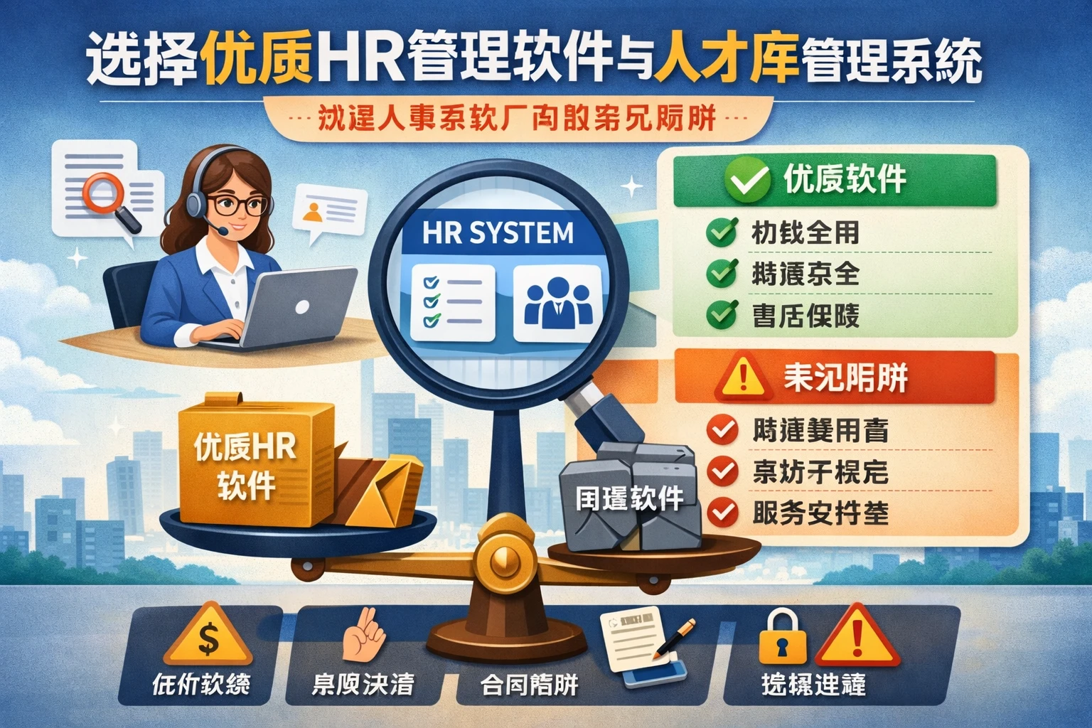 选择优质HR管理软件与人才库管理系统：规避人事系统厂商的常见陷阱