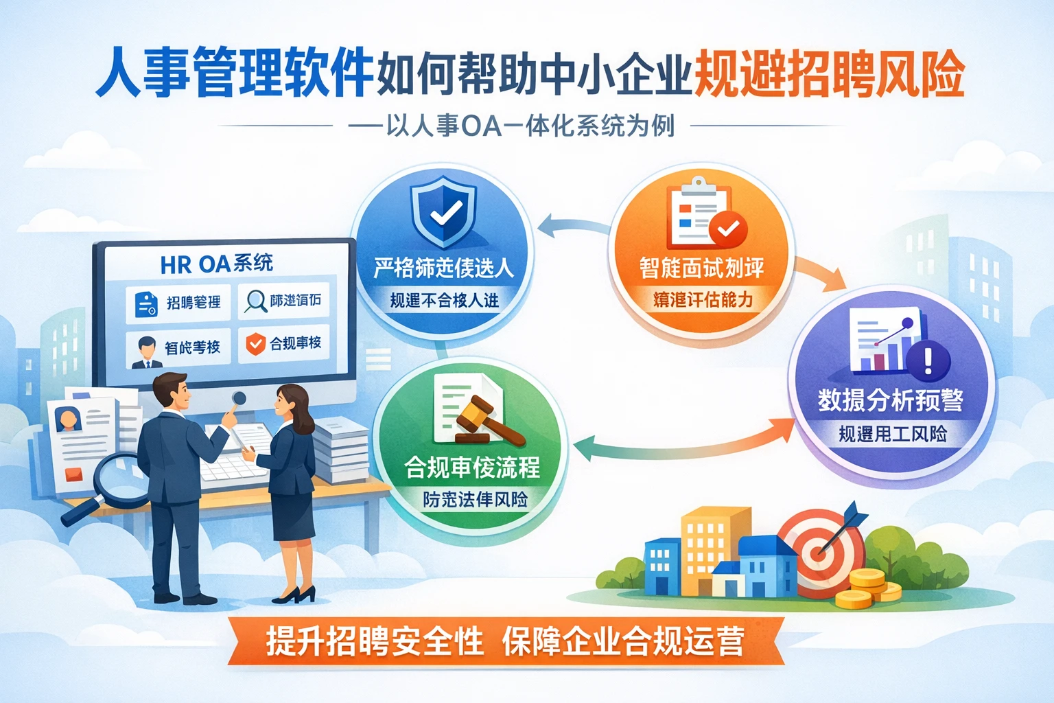 人事管理软件如何帮助中小企业规避招聘风险——以人事OA一体化系统为例