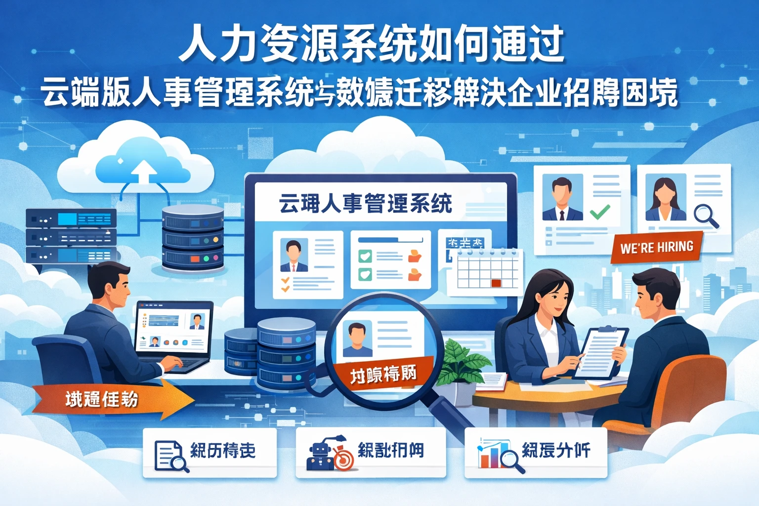 人力资源系统如何通过云端版人事管理系统与数据迁移解决企业招聘困境