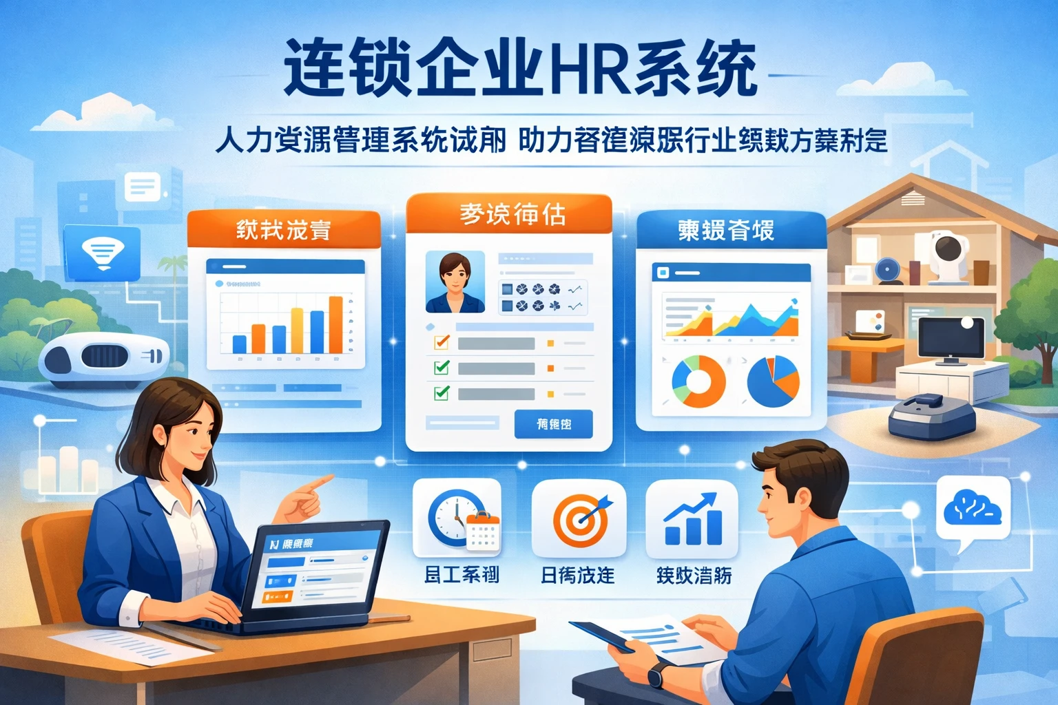 连锁企业HR系统:人力资源管理系统试用助力智能家居行业绩效方案制定