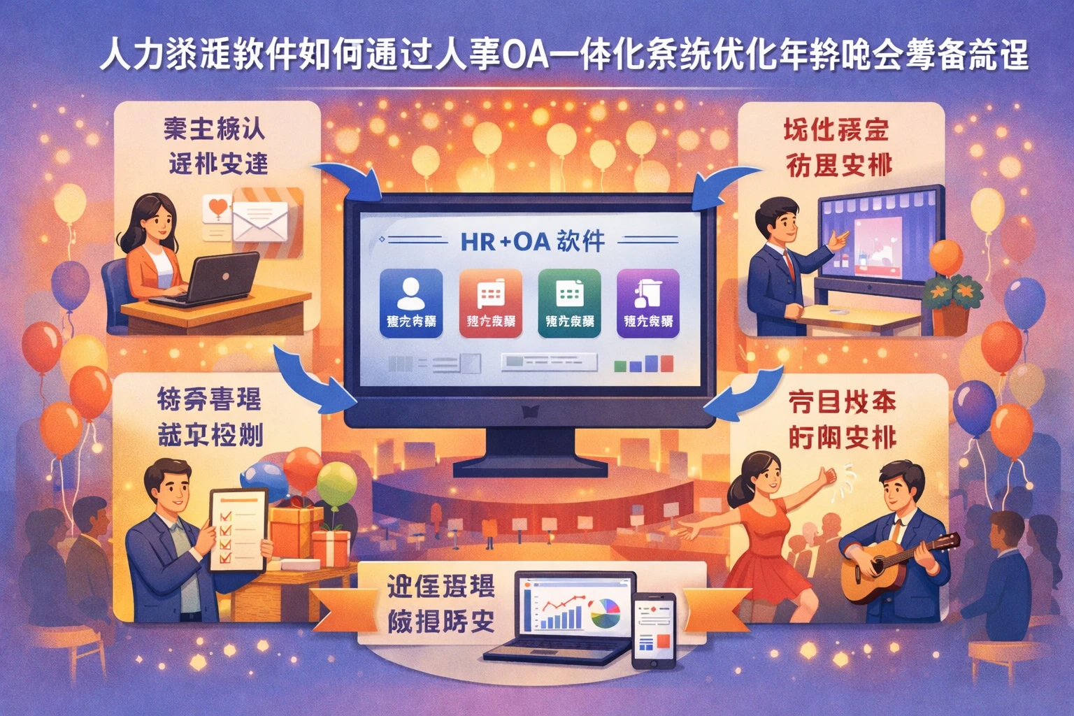 人力资源软件如何通过人事OA一体化系统优化年终晚会筹备流程