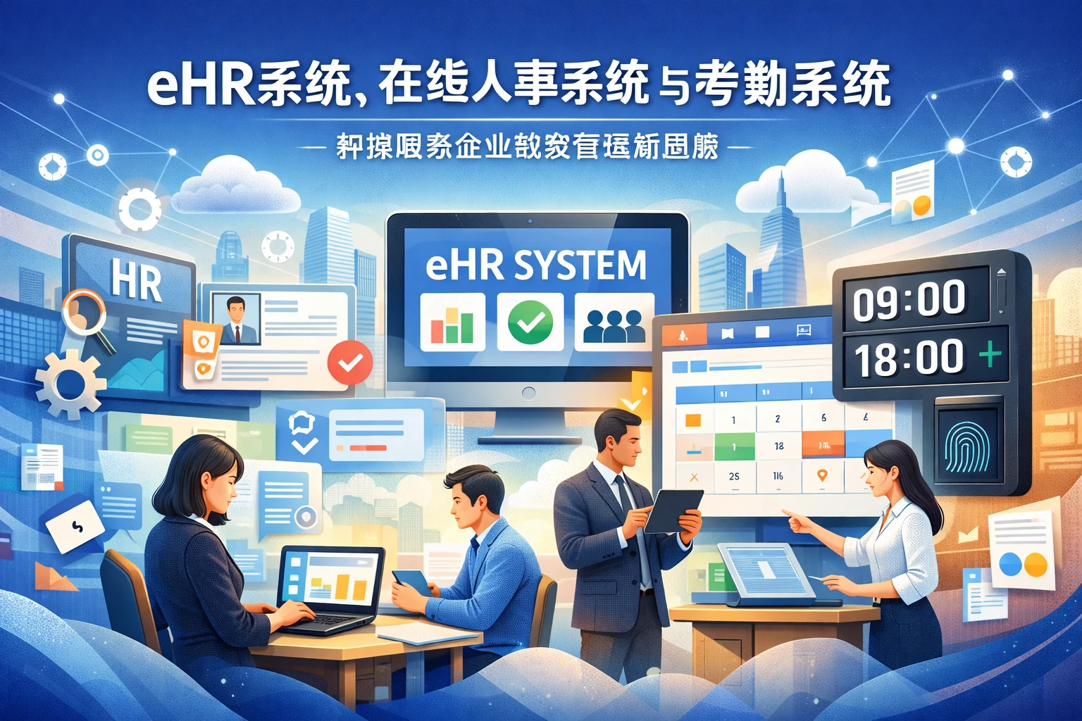 eHR系统、在线人事系统与考勤系统：科技服务企业绩效管理新思路