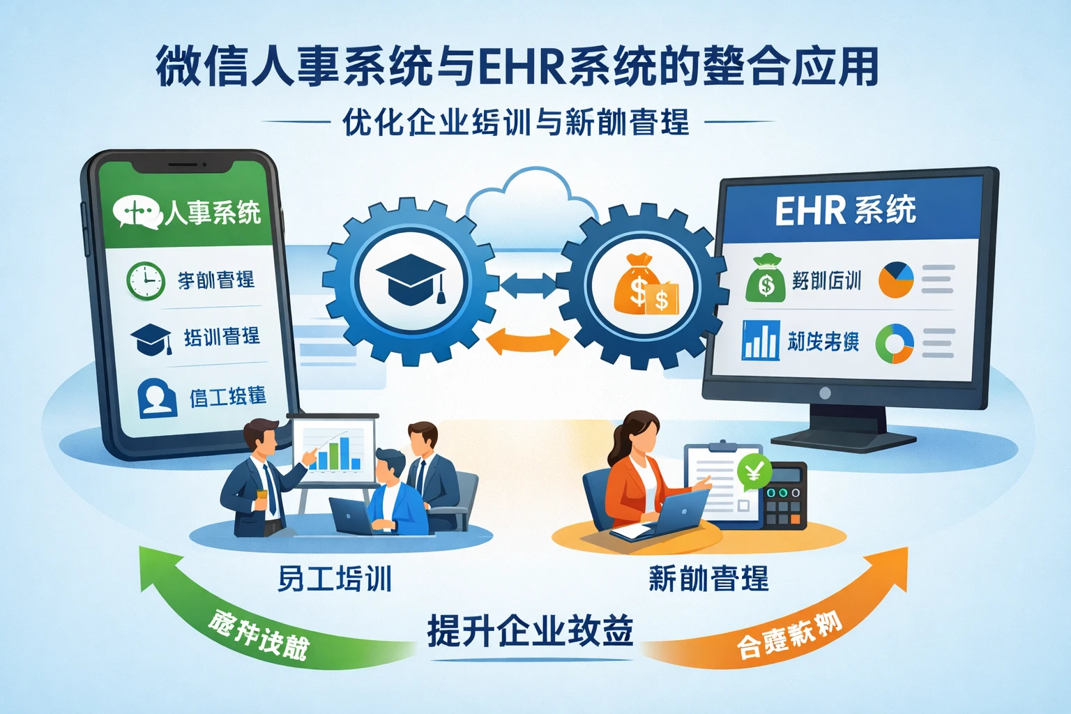 微信人事系统与EHR系统的整合应用：优化企业培训与薪酬管理