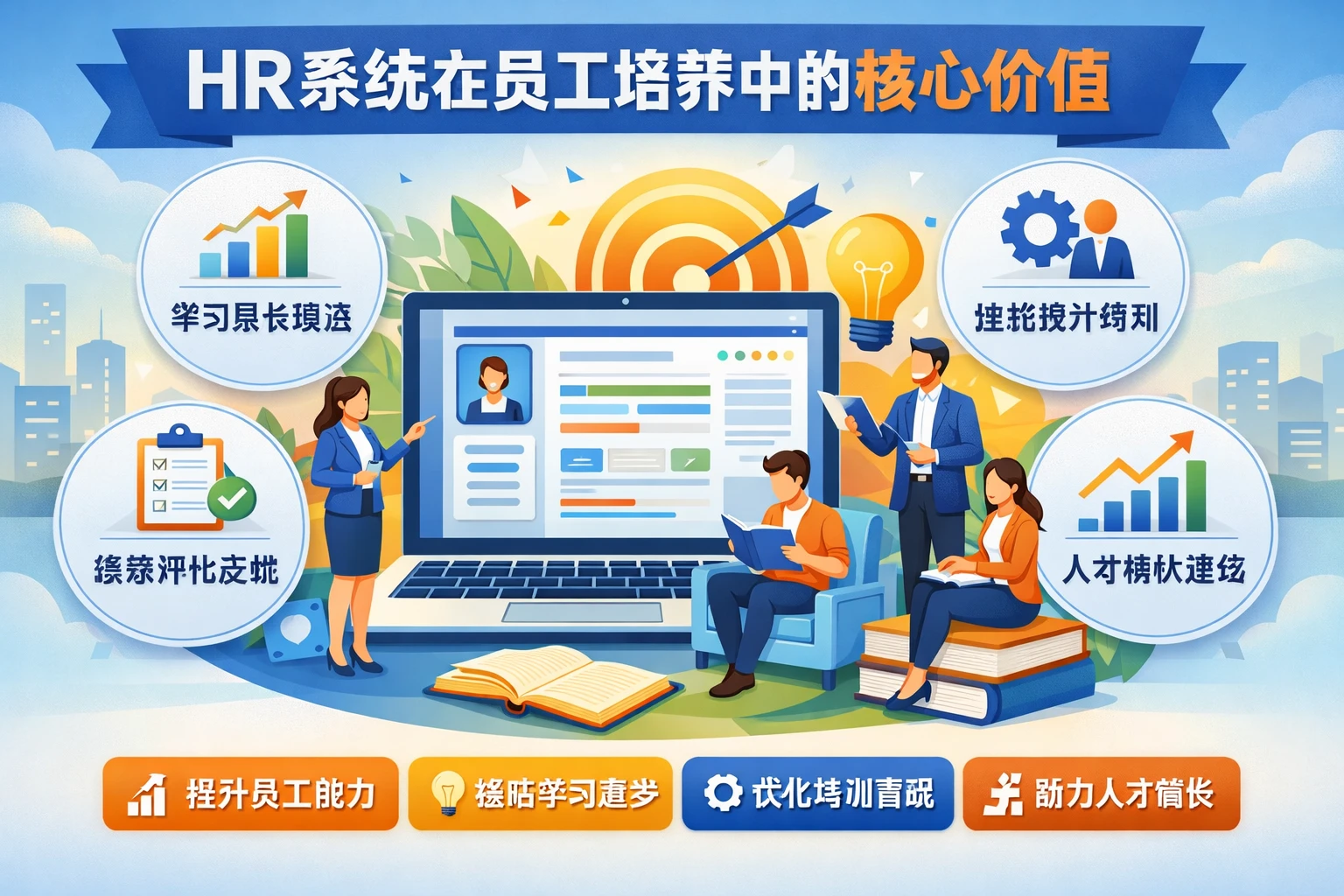 HR系统在员工培养中的核心价值