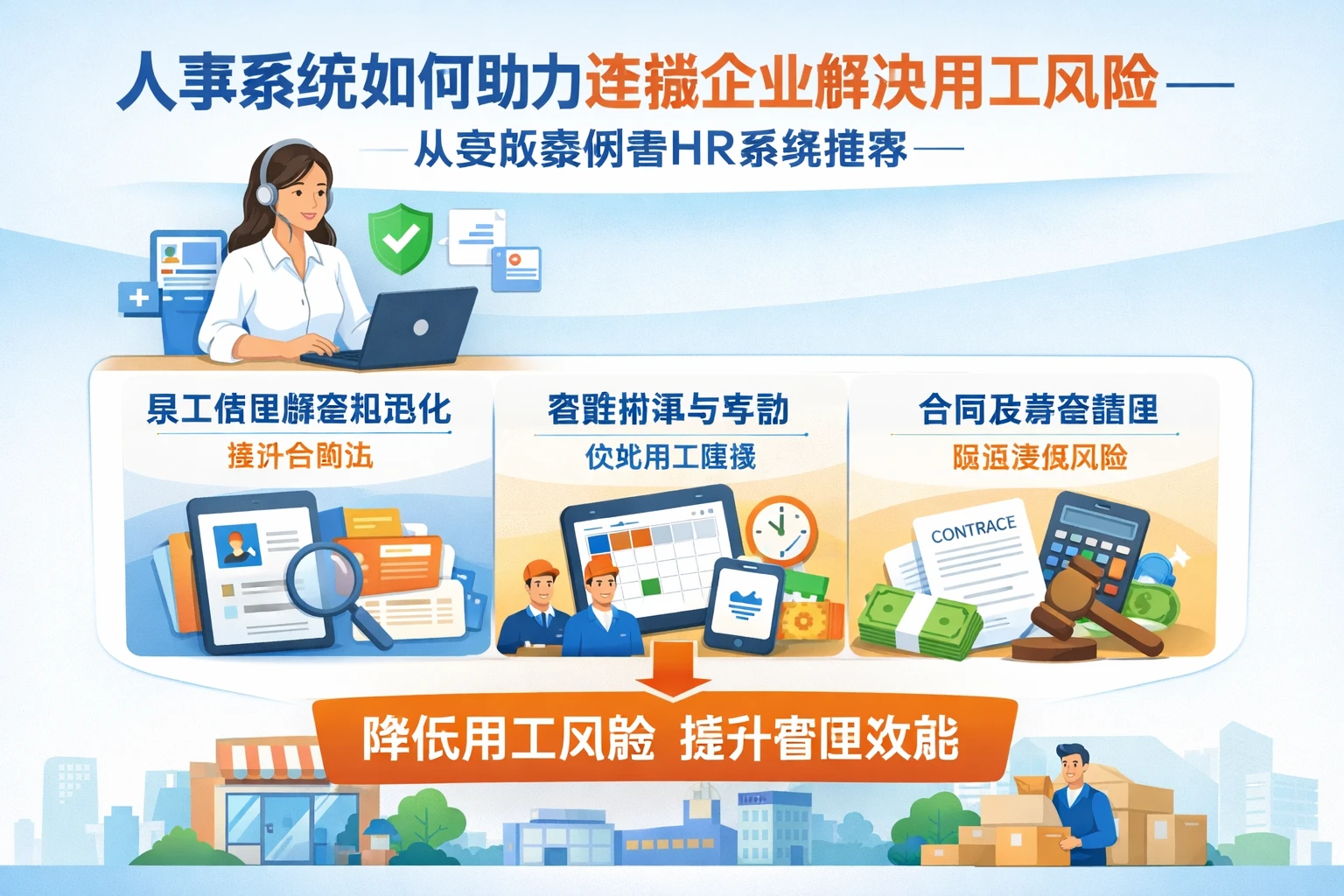 人事系统如何助力连锁企业解决用工风险——从实际案例看HR系统推荐