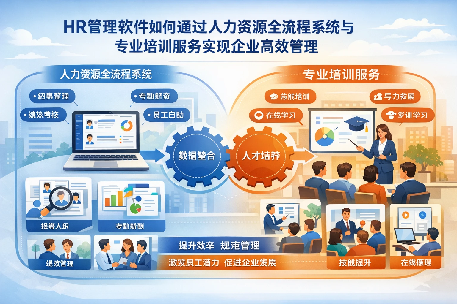 HR管理软件如何通过人力资源全流程系统与专业培训服务实现企业高效管理