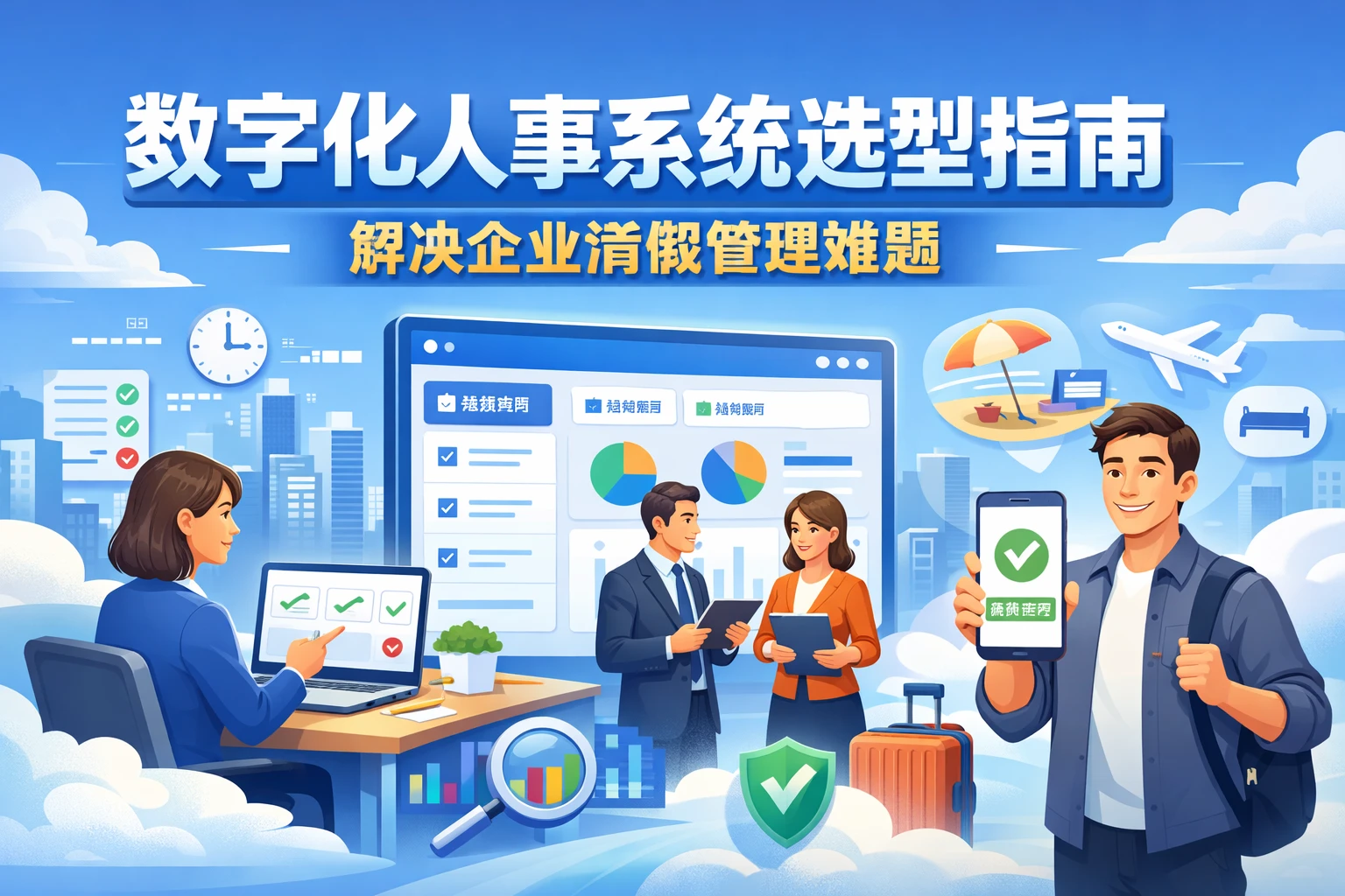 数字化人事系统选型指南：解决企业请假管理难题