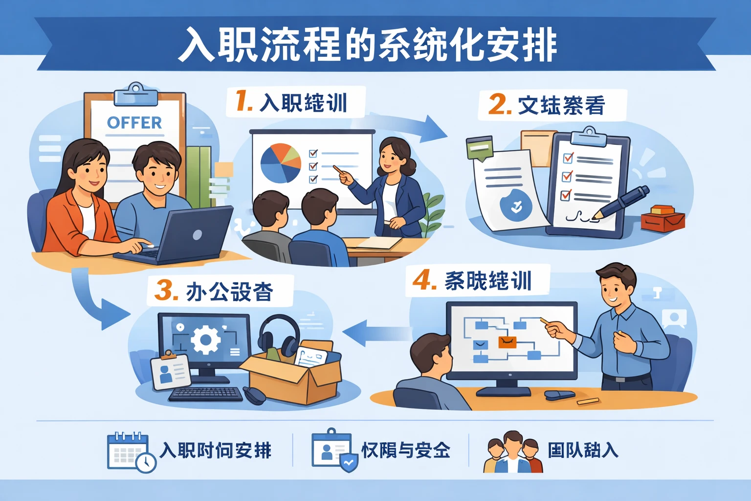 入职流程的系统化安排