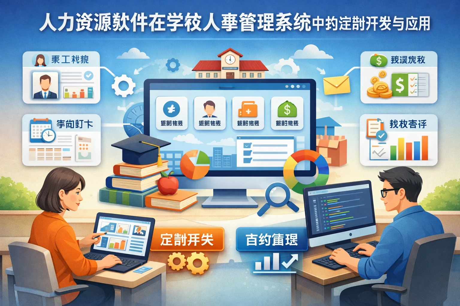 人力资源软件在学校人事管理系统中的定制开发与应用