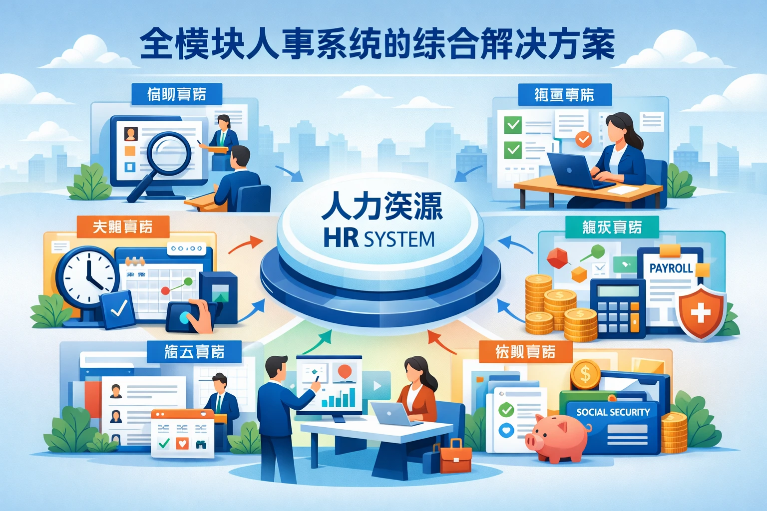 全模块人事系统的综合解决方案