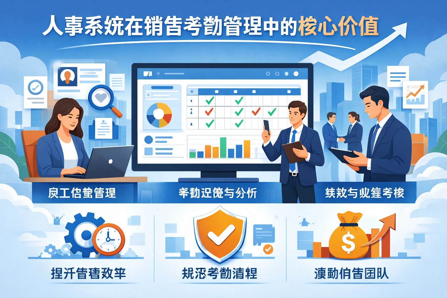 人事系统在销售考勤管理中的核心价值