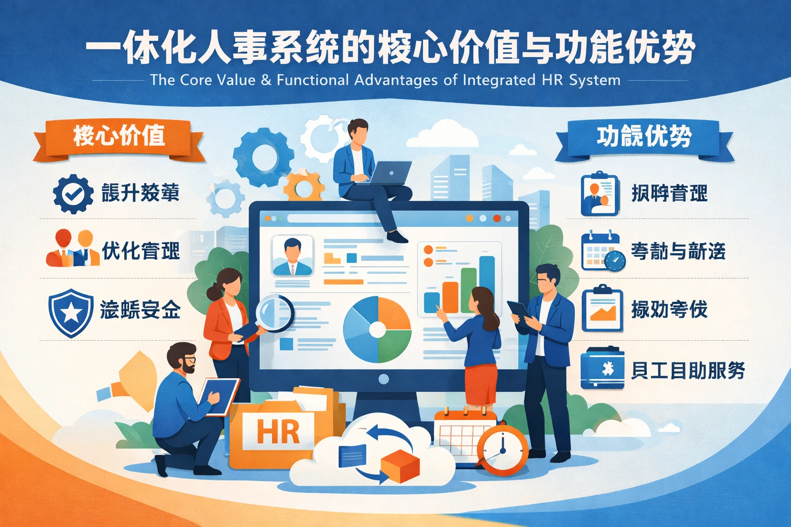 一体化人事系统的核心价值与功能优势