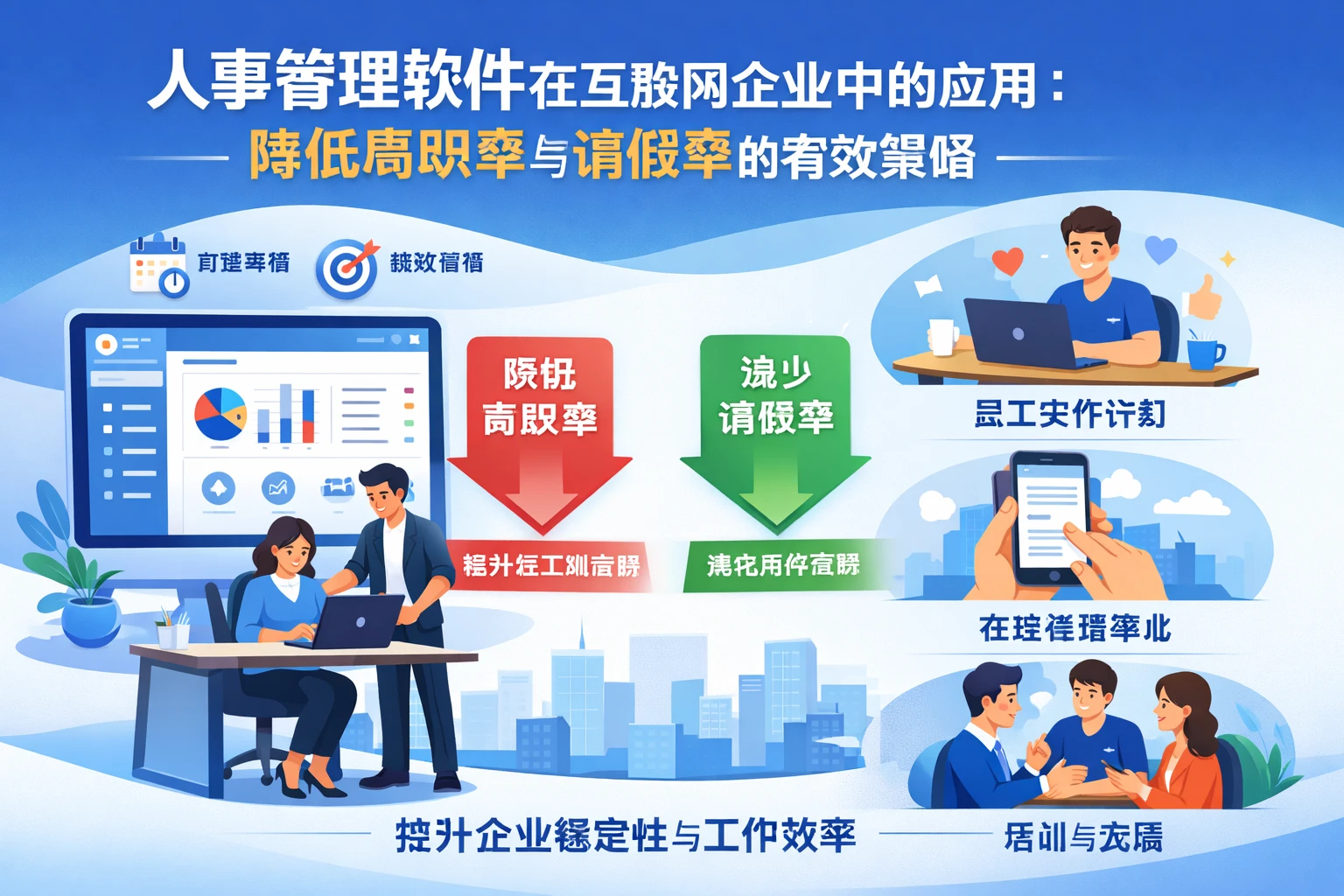 人事管理软件在互联网企业中的应用:降低离职率与请假率的有效策略