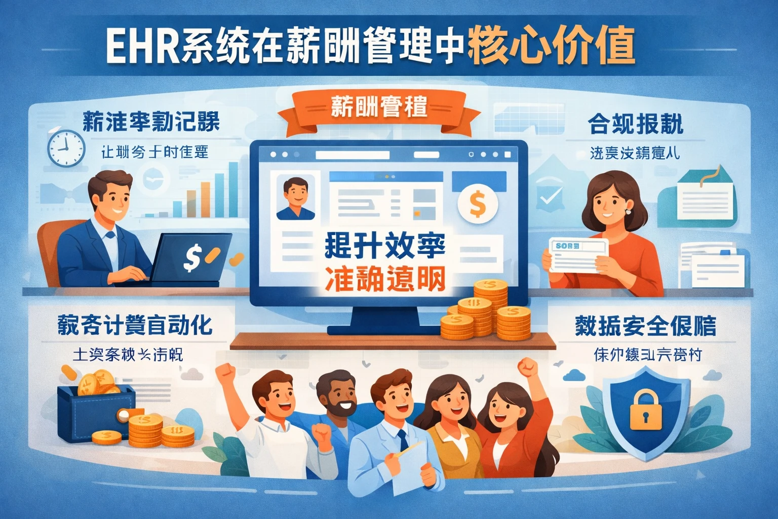 EHR系统在薪酬管理中的核心价值