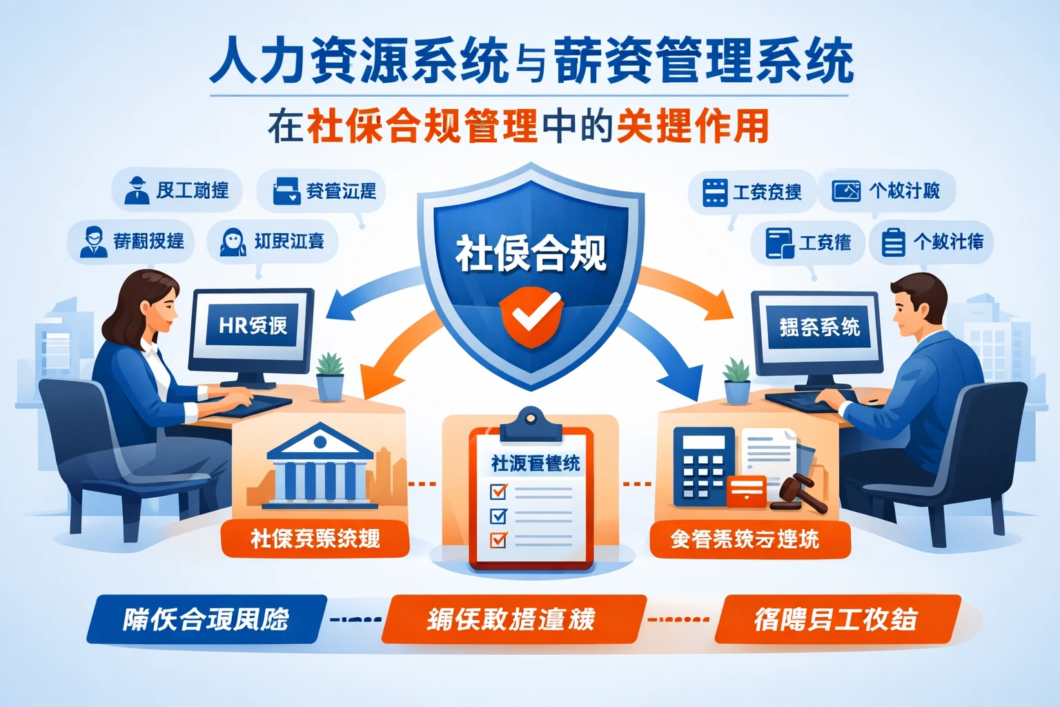 人力资源系统与薪资管理系统在社保合规管理中的关键作用