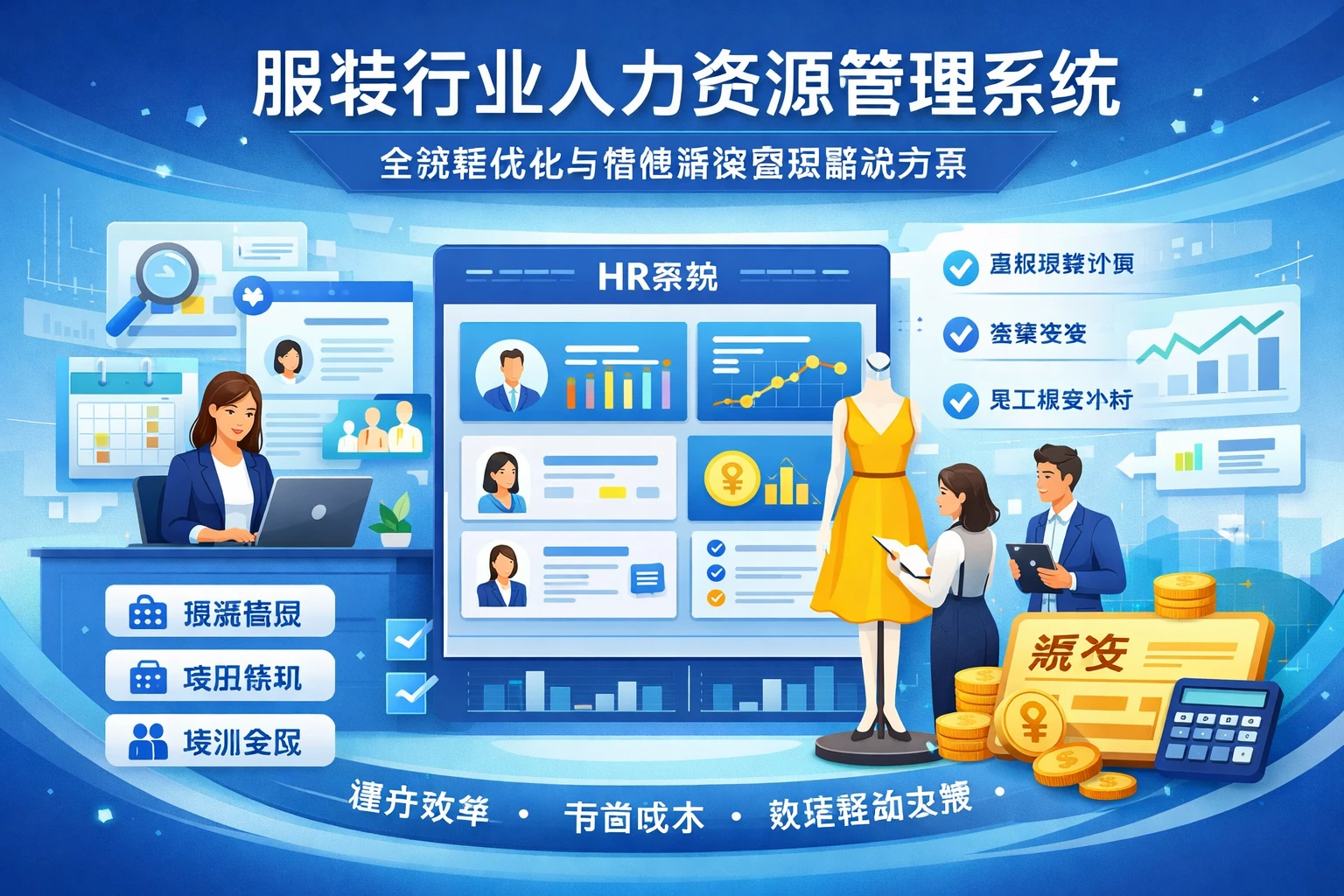 服装行业人力资源管理系统:全流程优化与智能薪资管理解决方案