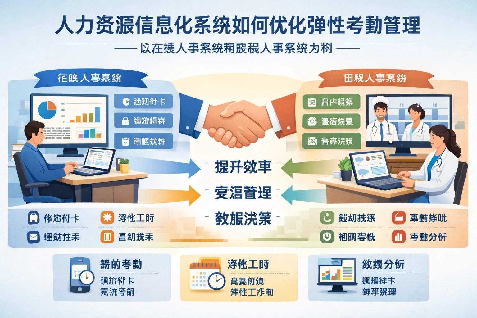 人力资源信息化系统如何优化弹性考勤管理——以在线人事系统和医院人事系统为例