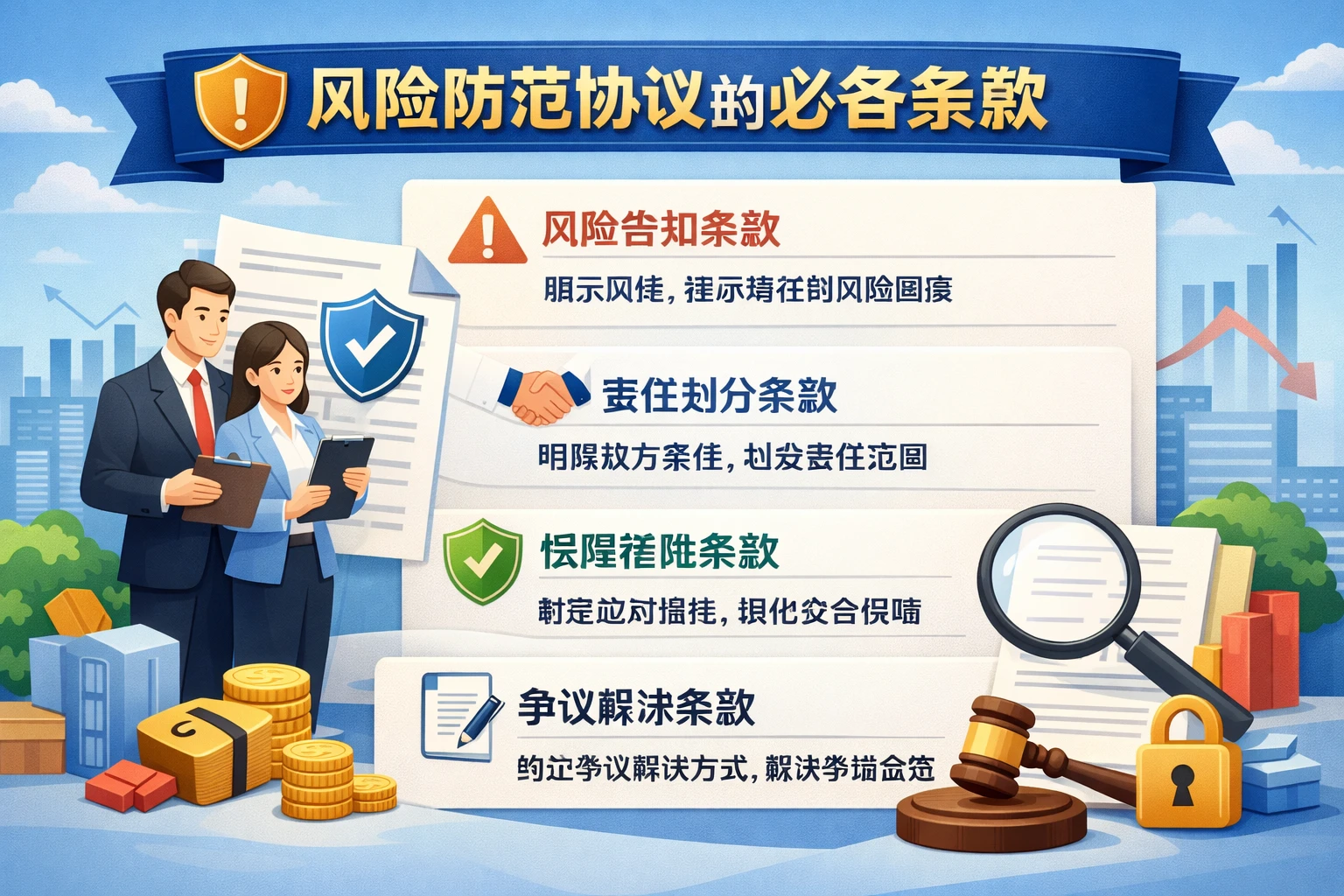 风险防范协议的必备条款