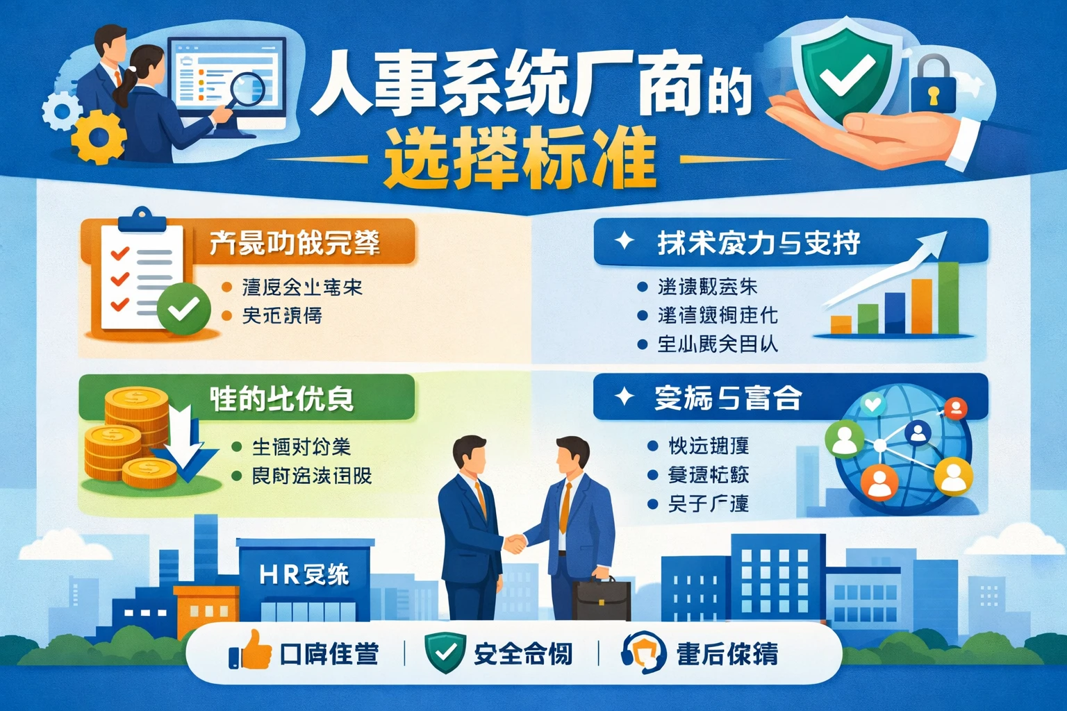 人事系统厂商的选择标准