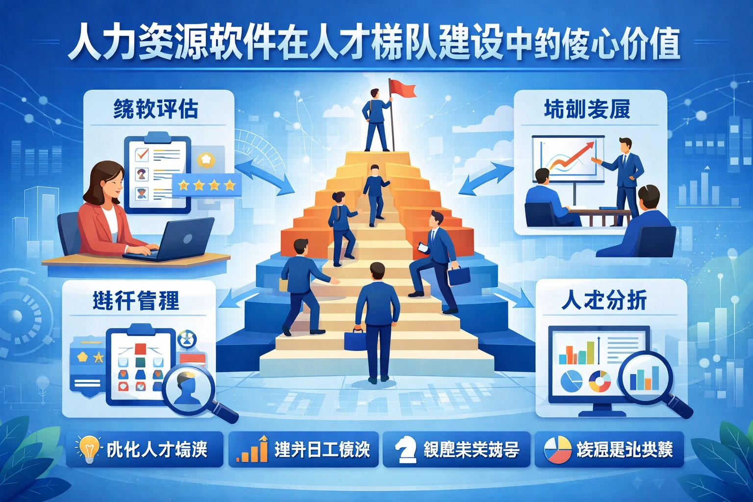 人力资源软件在人才梯队建设中的核心价值