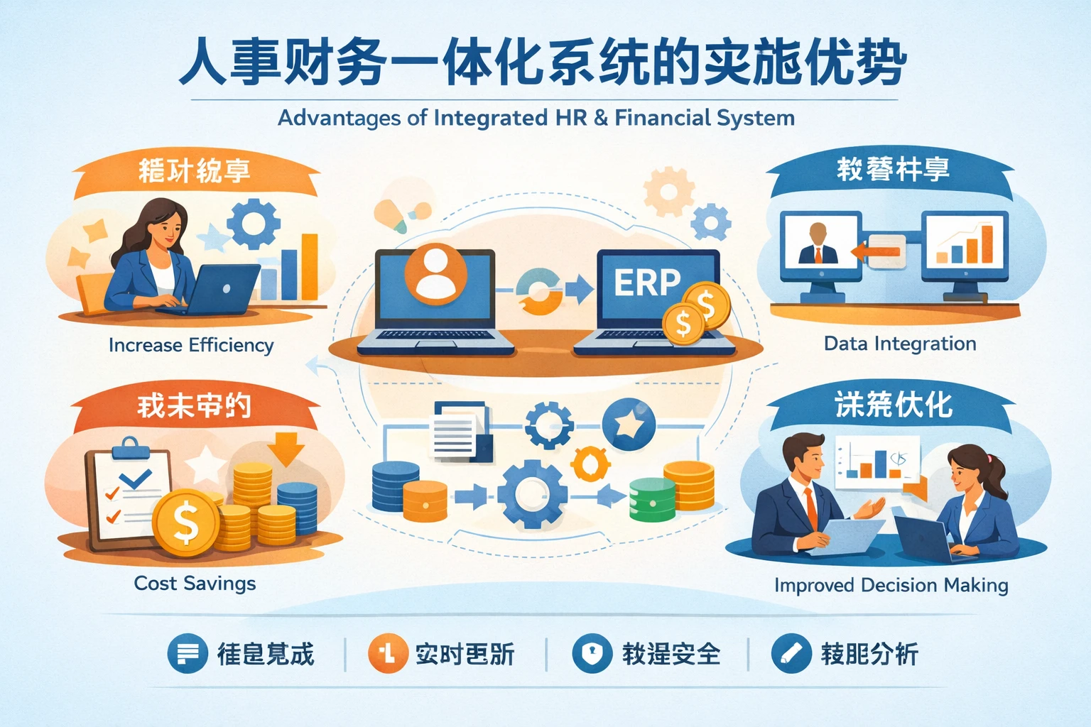人事财务一体化系统的实施优势