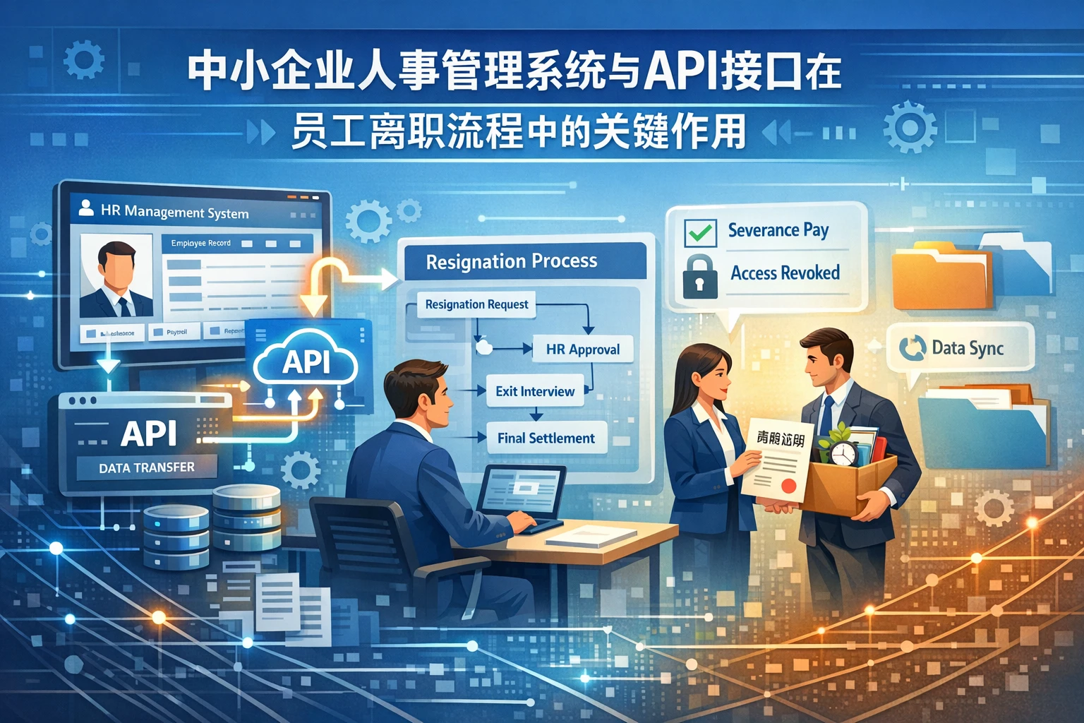 中小企业人事管理系统与API接口在员工离职流程中的关键作用
