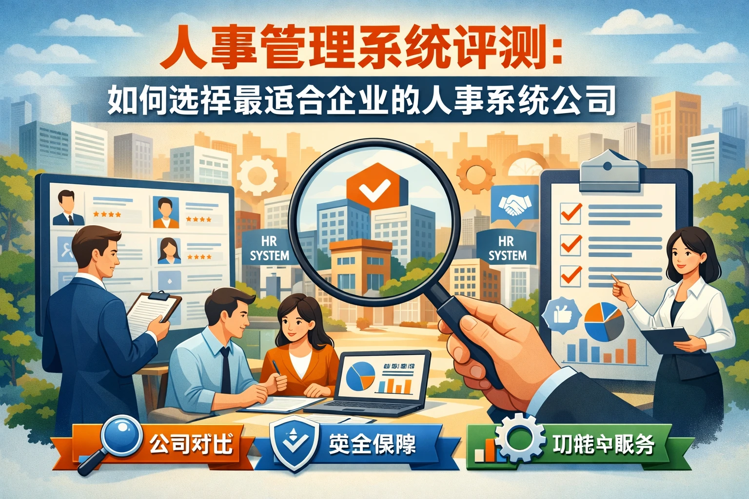 人事管理系统评测：如何选择最适合企业的人事系统公司