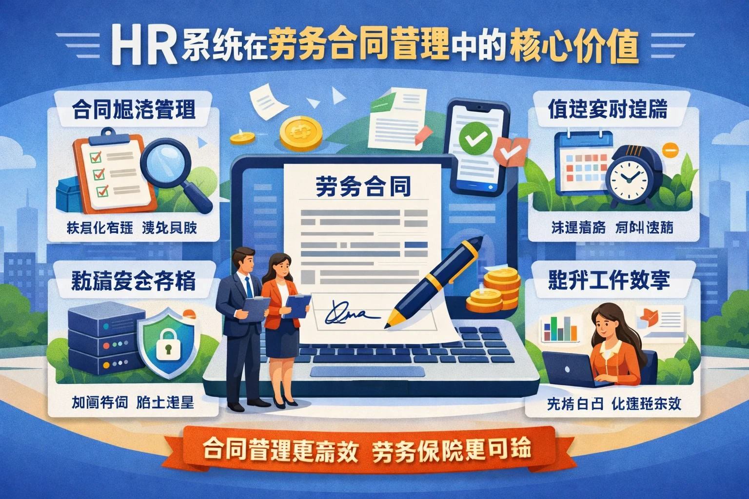 HR系统在劳务合同管理中的核心价值