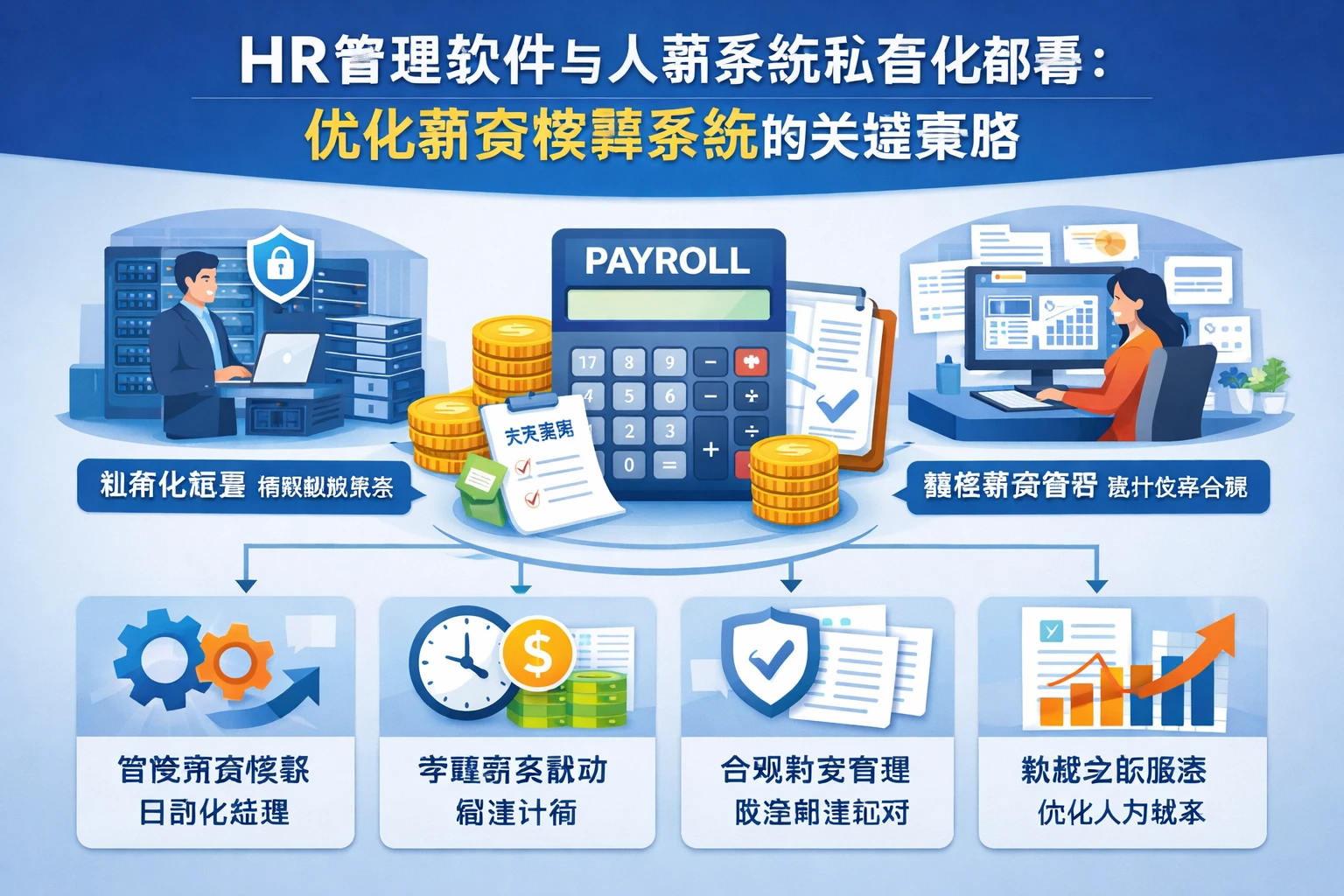 HR管理软件与人事系统私有化部署：优化薪资核算系统的关键策略