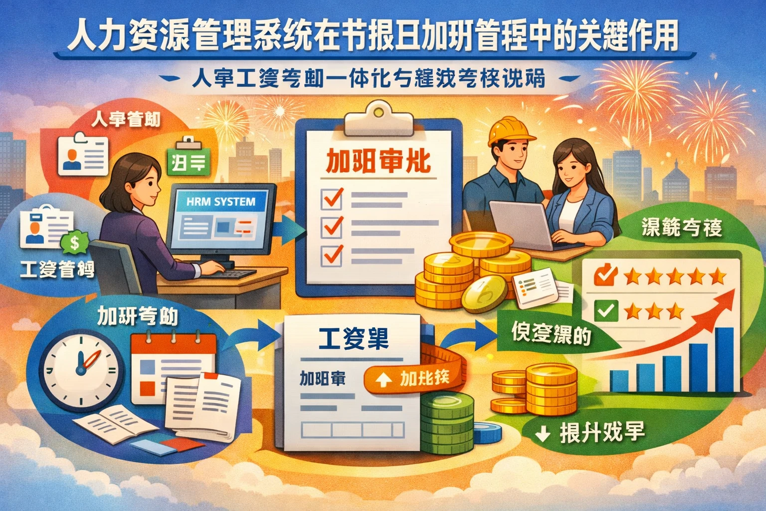 人力资源管理系统在节假日加班管理中的关键作用：人事工资考勤一体化与绩效考核视角