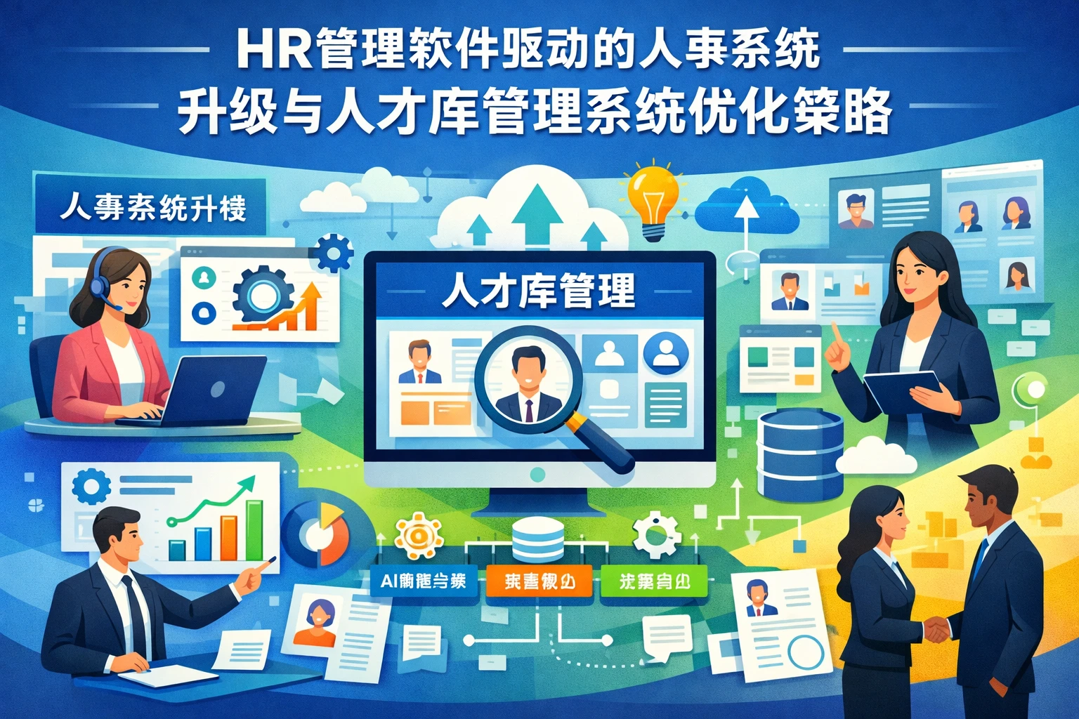HR管理软件驱动的人事系统升级与人才库管理系统优化策略