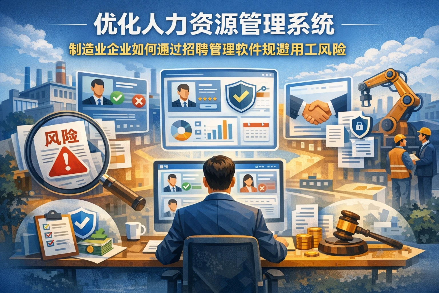 优化人力资源管理系统：制造业企业如何通过招聘管理软件规避用工风险