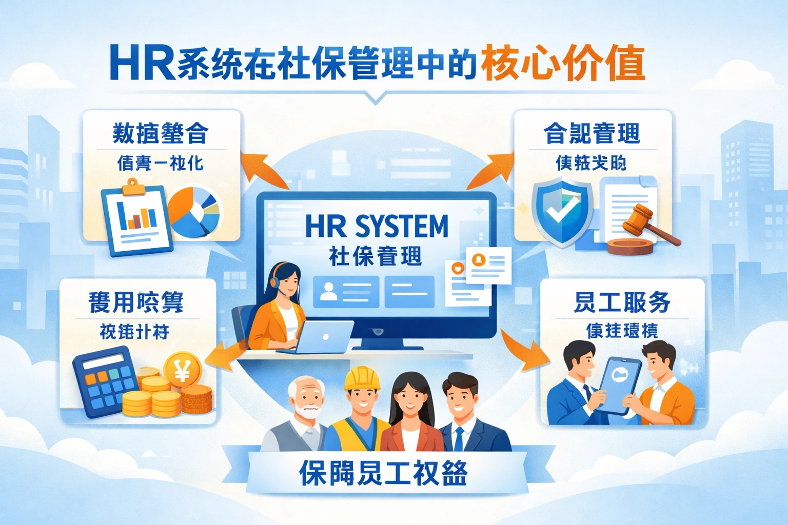 HR系统在社保管理中的核心价值